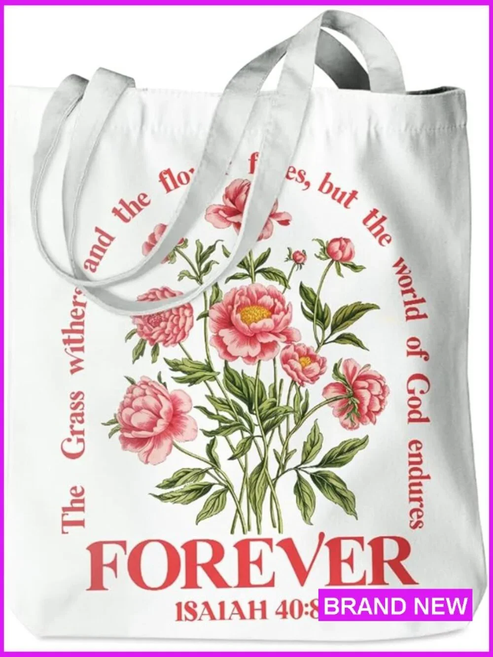 Canvas Tote Bag Reusable Grocery Shopping Gift Yoga Tote Shoulder Bag